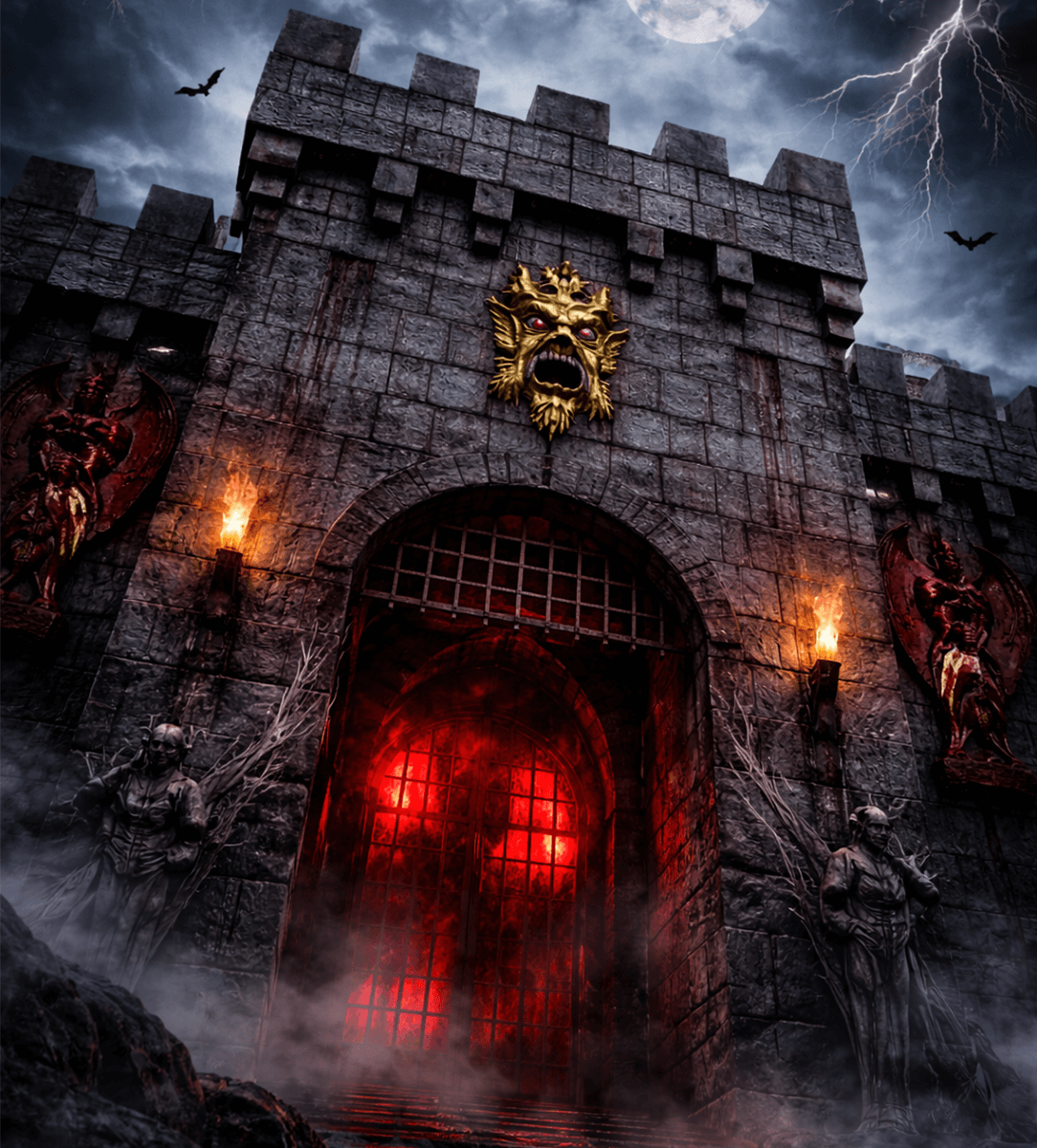 Castillo del terror at Salitre Mágico